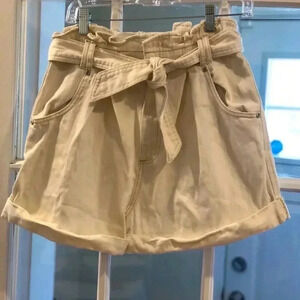 Free People We the Free high waisted shirts with belt.  Size S